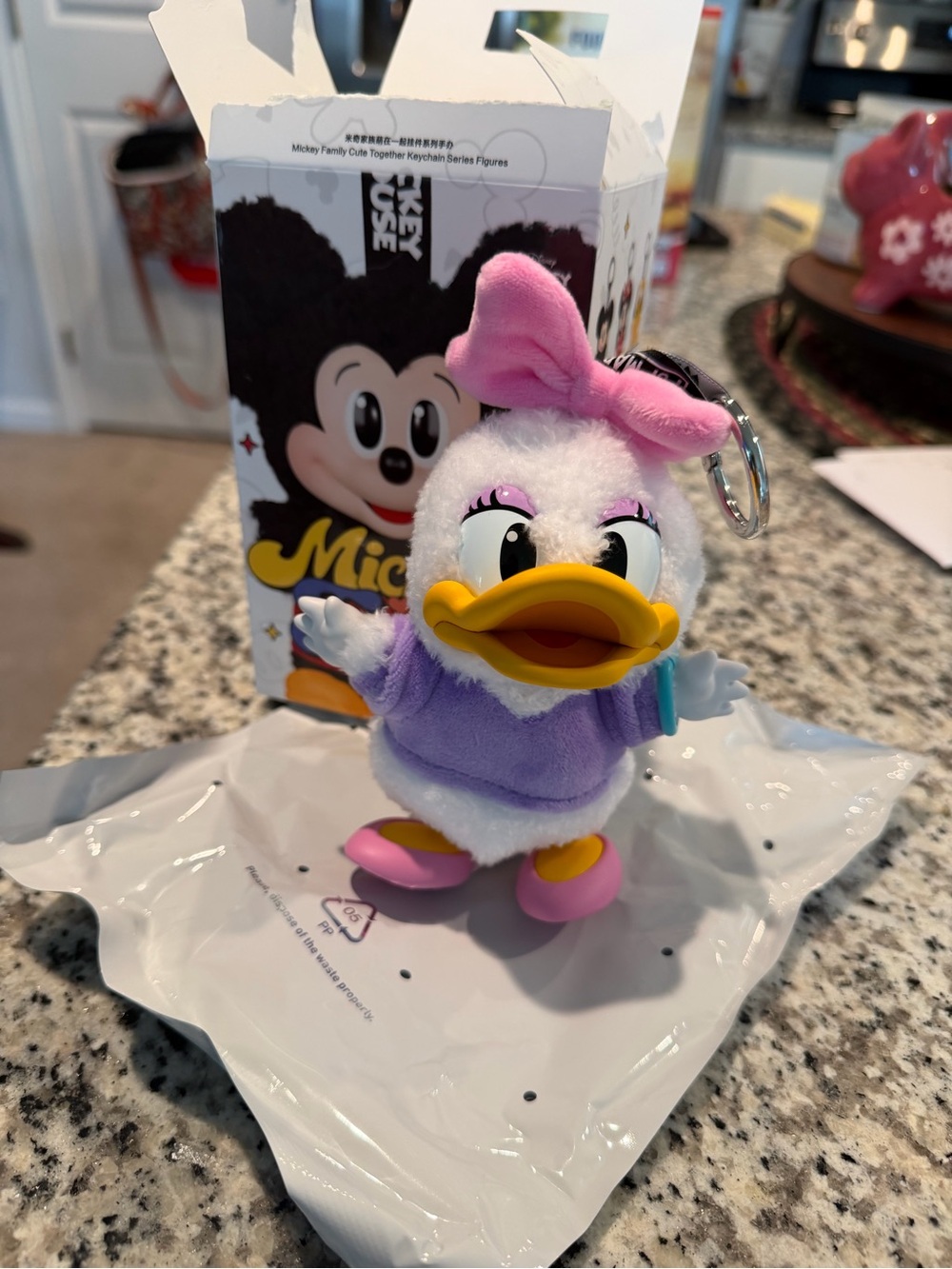 Disney Daisy Duck Plush Popmart bag charm
